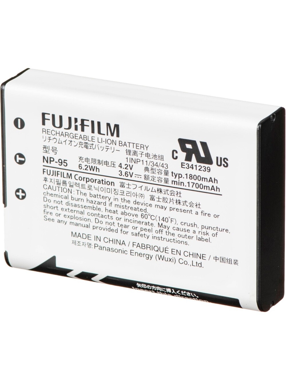 Fujifilm NP-95 Rechargeable Li-Ion Battery 1800mAh